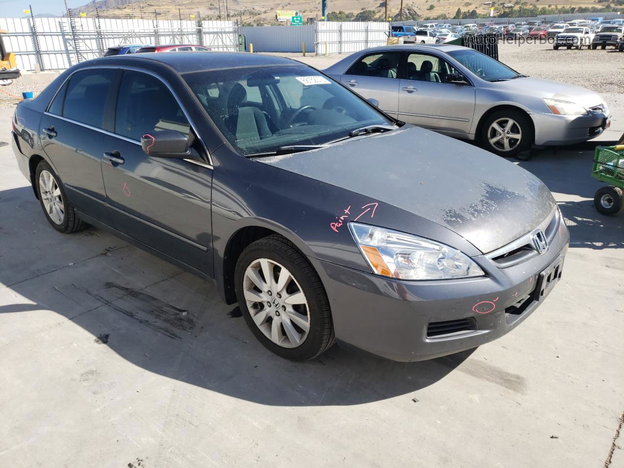 2007 Honda Accord Se Charcoal vin: 1HGCM66497A089328