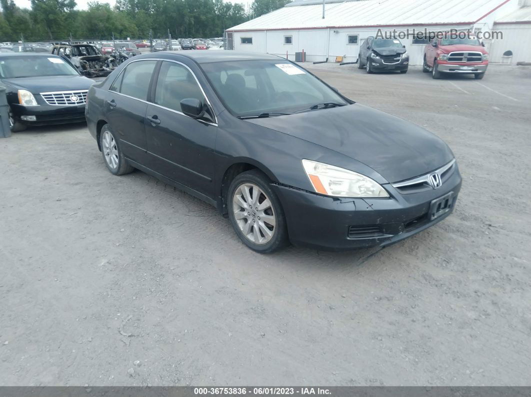 2007 Honda Accord Sdn Lx Se Gray vin: 1HGCM664X7A015402