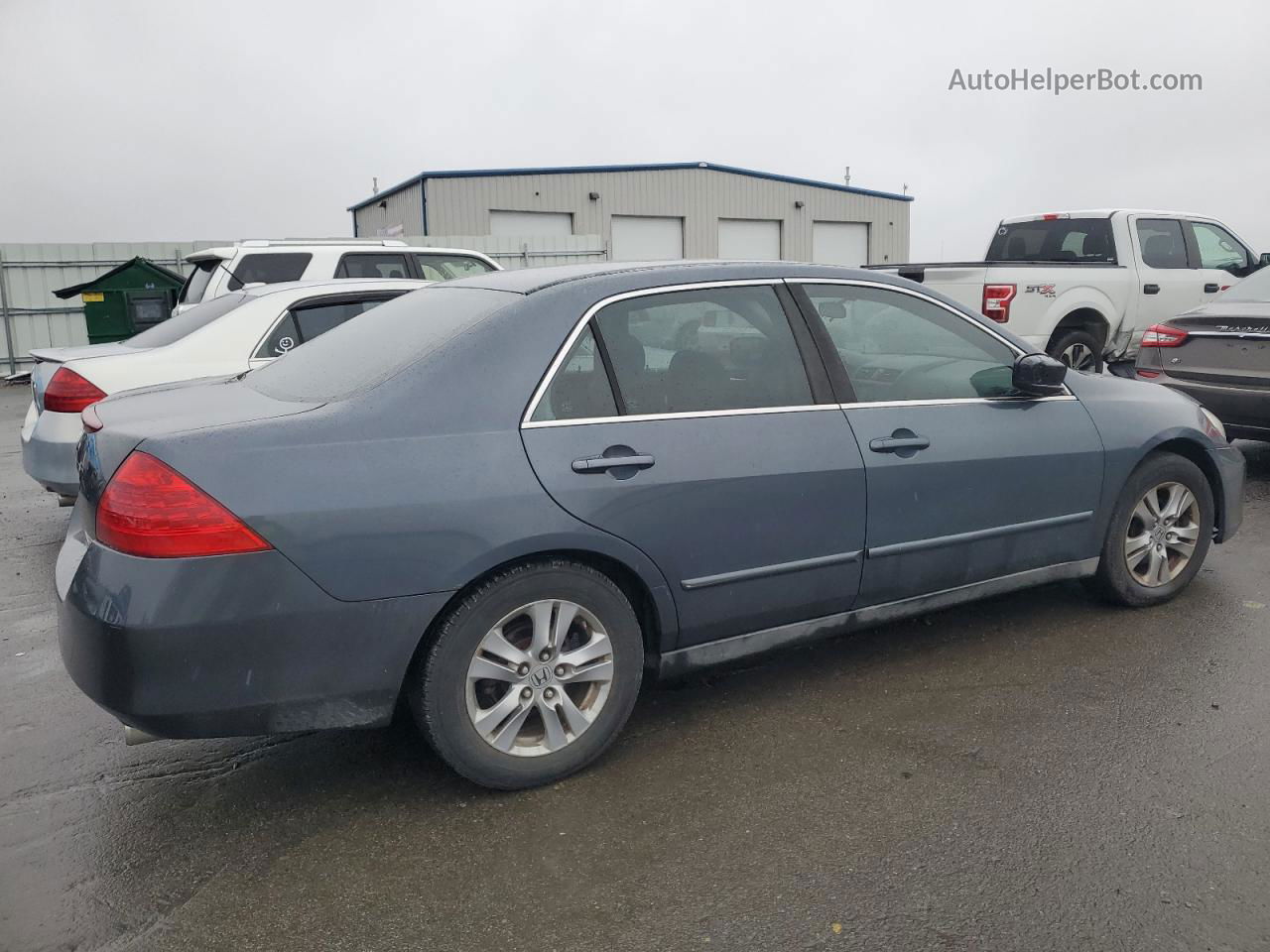 2007 Honda Accord Se Угольный vin: 1HGCM664X7A103530