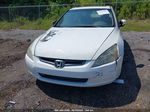 2005 Honda Accord 3.0 Ex White vin: 1HGCM66505A019383