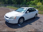 2005 Honda Accord 3.0 Ex White vin: 1HGCM66505A019383