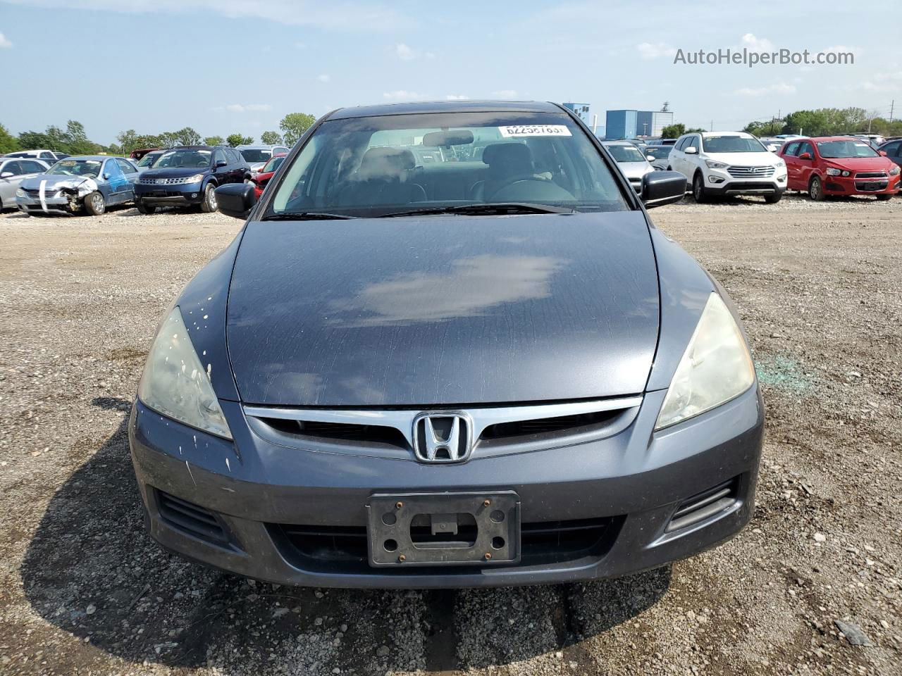 2007 Honda Accord Ex Gray vin: 1HGCM66507A006541