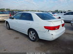 2005 Honda Accord Sdn Ex-l V6 White vin: 1HGCM66515A025323