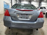 2007 Honda Accord Ex Blue vin: 1HGCM66517A093186