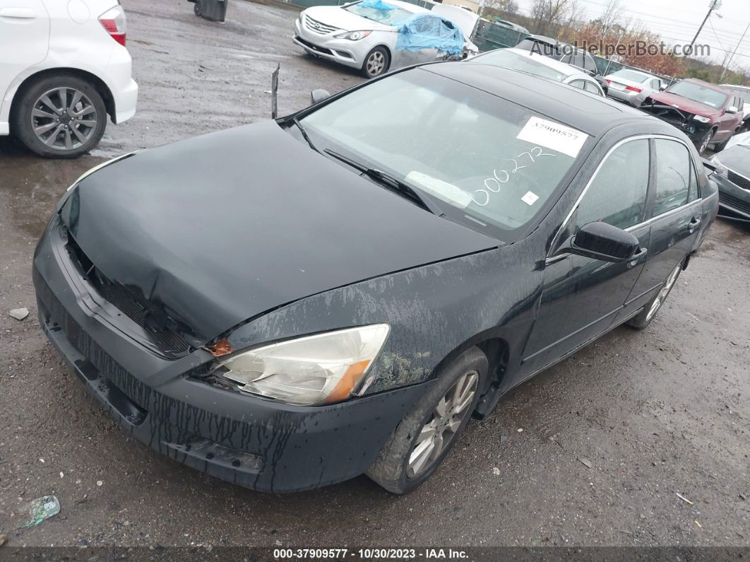 2007 Honda Accord Sdn Ex-l Черный vin: 1HGCM66527A000272