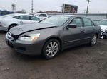 2007 Honda Accord Ex Серый vin: 1HGCM66527A029626