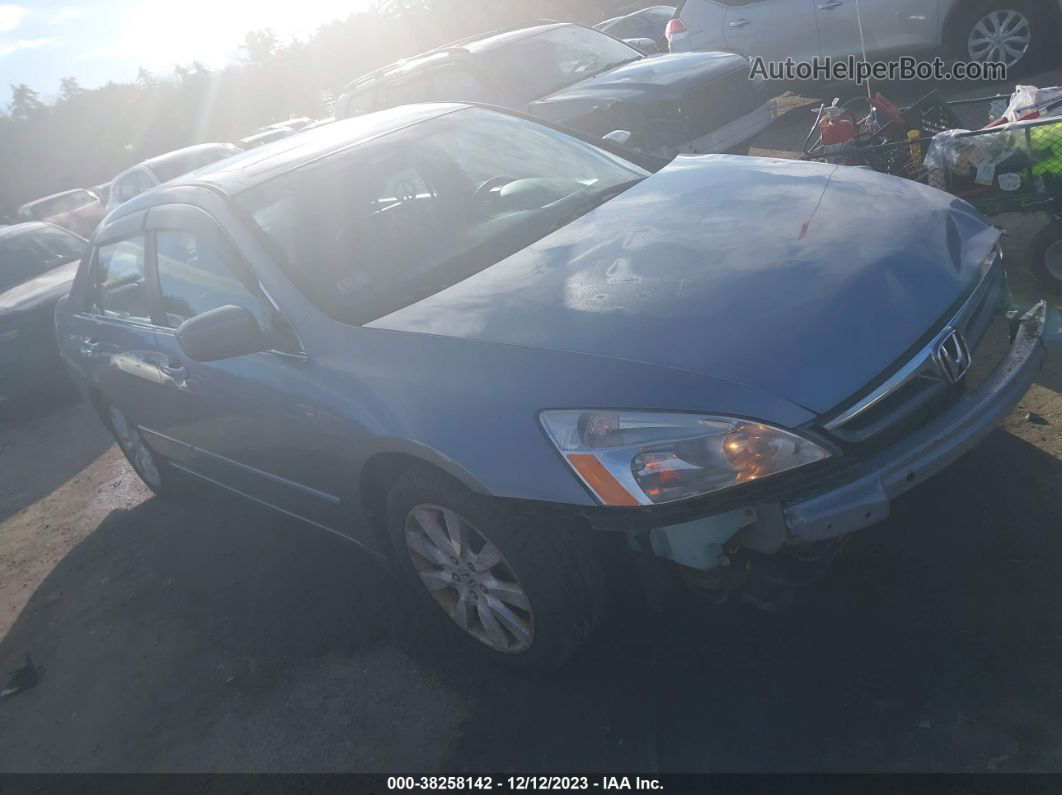 2007 Honda Accord 3.0 Ex Blue vin: 1HGCM66527A052159