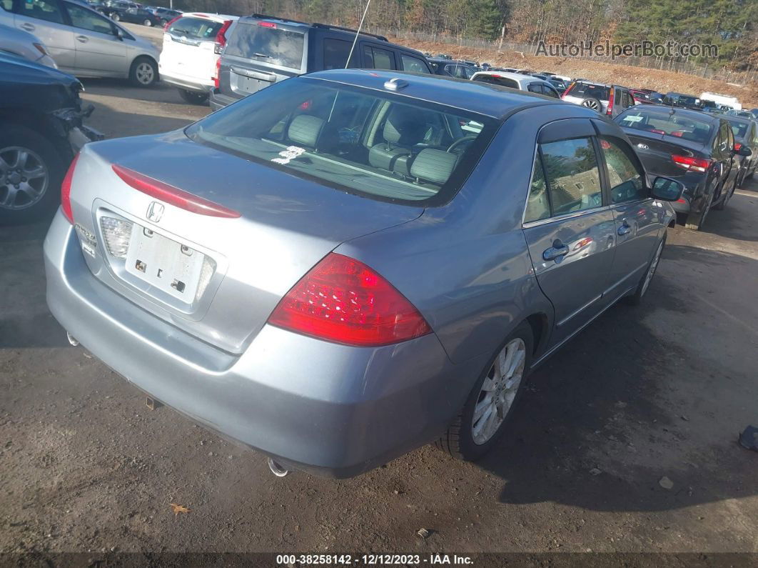 2007 Honda Accord 3.0 Ex Blue vin: 1HGCM66527A052159