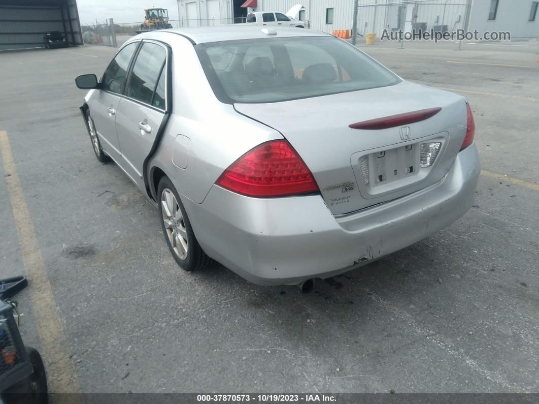 2007 Honda Accord Sdn Ex-l Gray vin: 1HGCM66527A053053