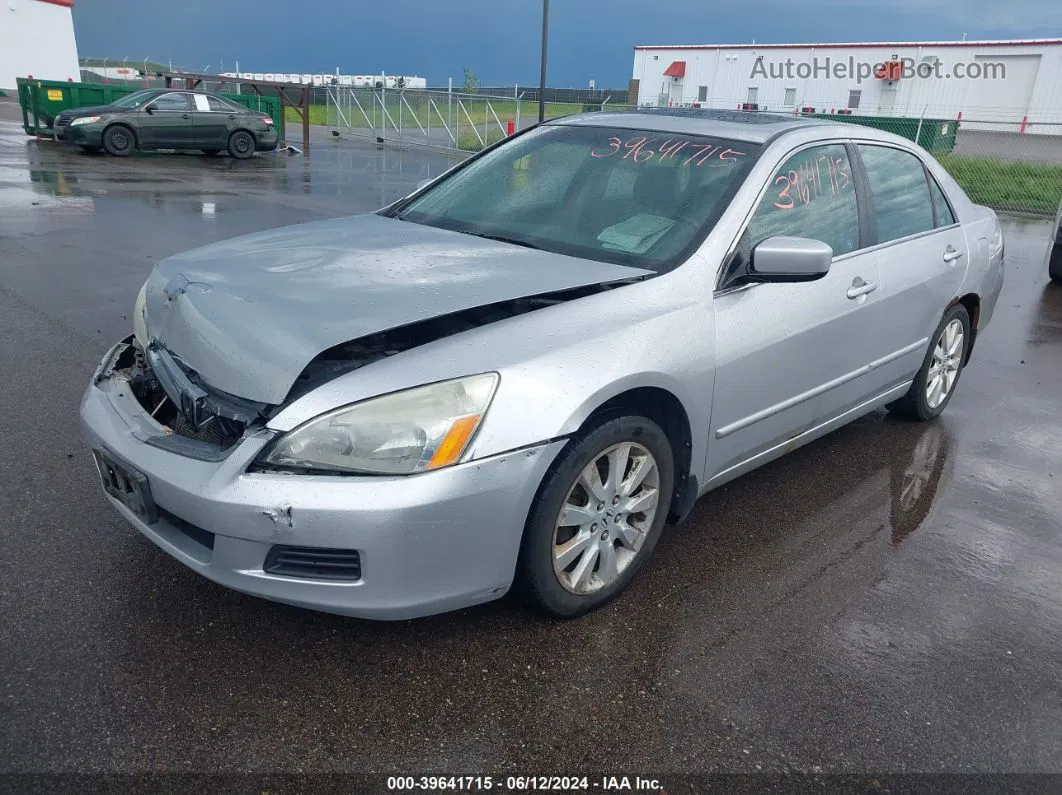 2007 Honda Accord 3.0 Ex Серебряный vin: 1HGCM66527A059029