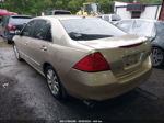 2007 Honda Accord 3.0 Ex Beige vin: 1HGCM66527A090927