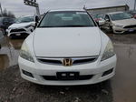 2007 Honda Accord Ex White vin: 1HGCM66537A022880