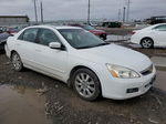 2007 Honda Accord Ex White vin: 1HGCM66537A022880