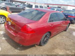 2007 Honda Accord 3.0 Ex Бордовый vin: 1HGCM66537A033720