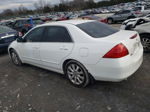 2007 Honda Accord Ex White vin: 1HGCM66537A045446