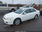 2007 Honda Accord 3.0 Ex White vin: 1HGCM66537A052879