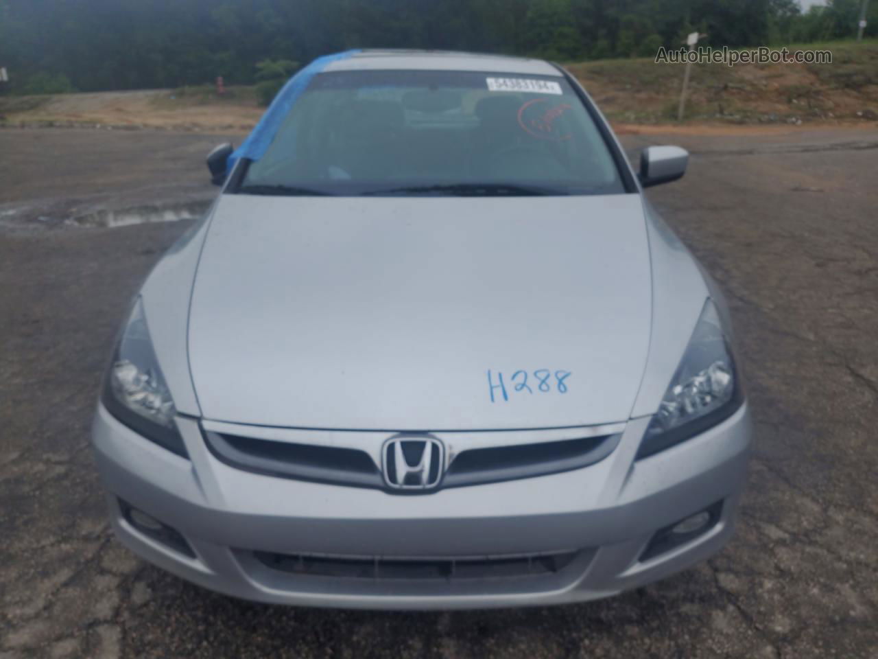 2007 Honda Accord Ex Silver vin: 1HGCM66537A062991