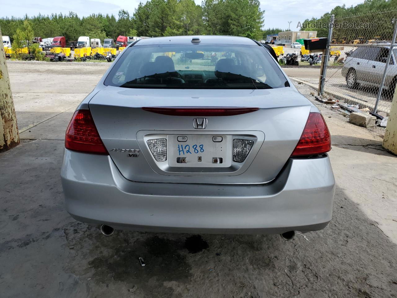 2007 Honda Accord Ex Silver vin: 1HGCM66537A062991