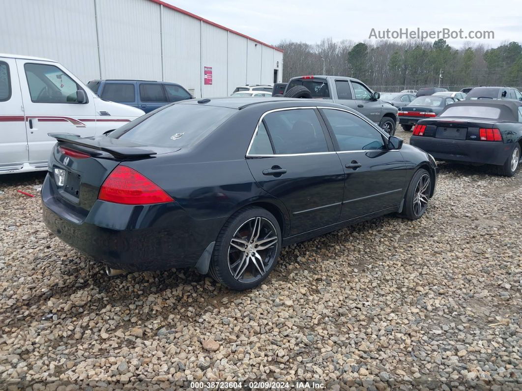 2007 Honda Accord 3.0 Ex Black vin: 1HGCM66547A031247