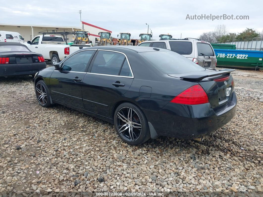 2007 Honda Accord 3.0 Ex Black vin: 1HGCM66547A031247