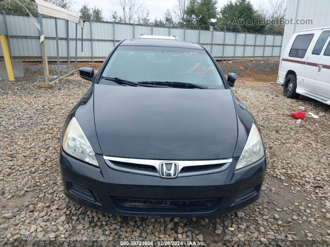 2007 Honda Accord 3.0 Ex Black vin: 1HGCM66547A031247