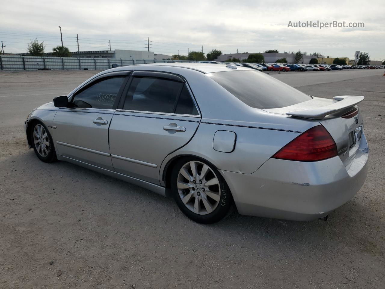 2007 Honda Accord Ex Серебряный vin: 1HGCM66547A083770