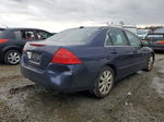 2007 Honda Accord Ex Blue vin: 1HGCM66547A101555