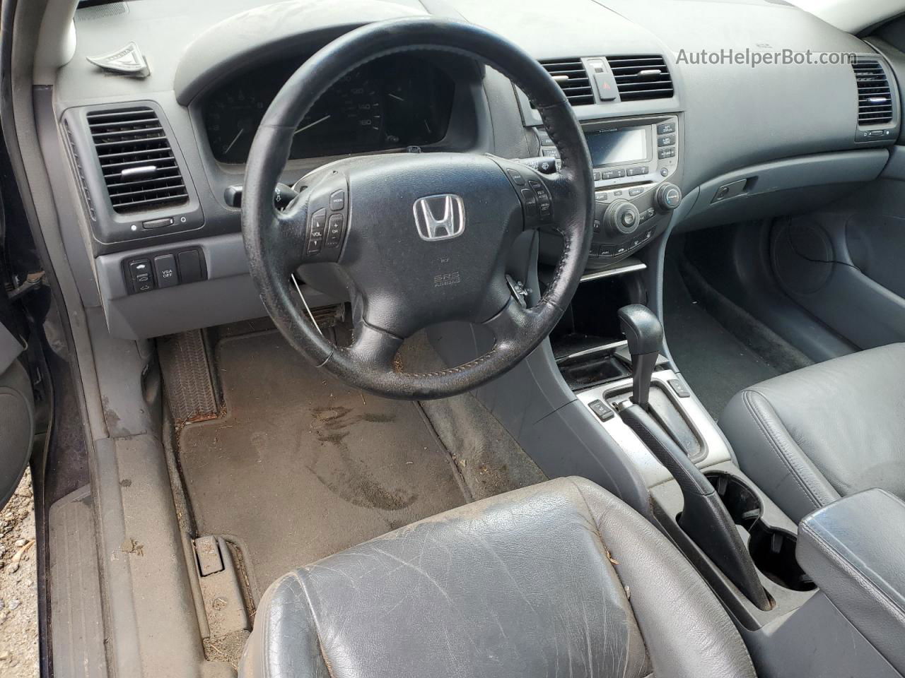 2007 Honda Accord Ex Синий vin: 1HGCM66547A101555