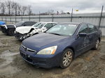 2007 Honda Accord Ex Blue vin: 1HGCM66547A101555