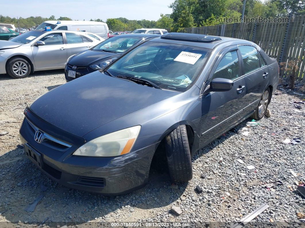 2007 Honda Accord 3.0 Ex Серый vin: 1HGCM66547A104116