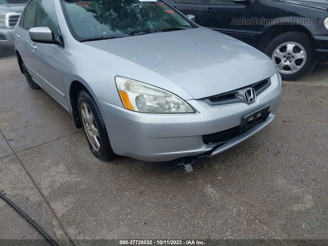 2005 Honda Accord Sdn Ex-l V6 Silver vin: 1HGCM66555A013384