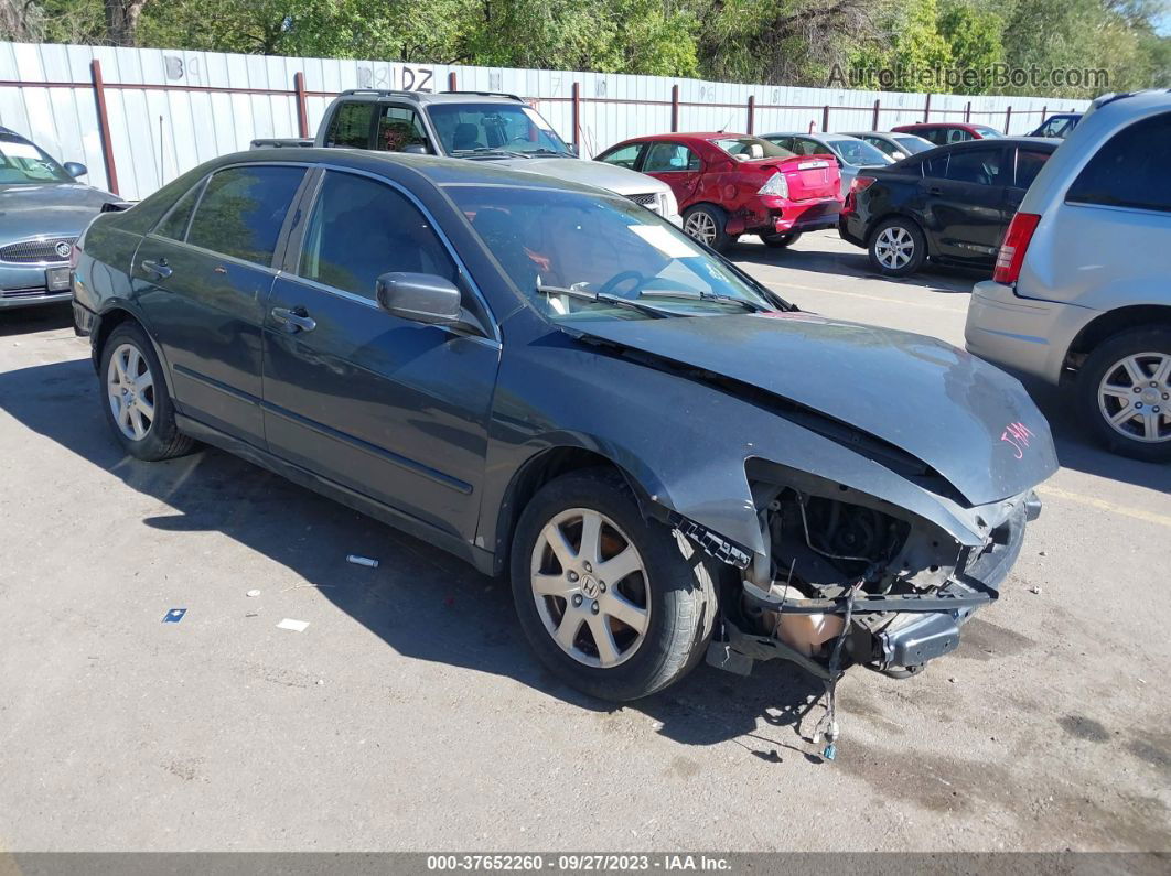 2005 Honda Accord 3.0 Ex Gray vin: 1HGCM66555A031383