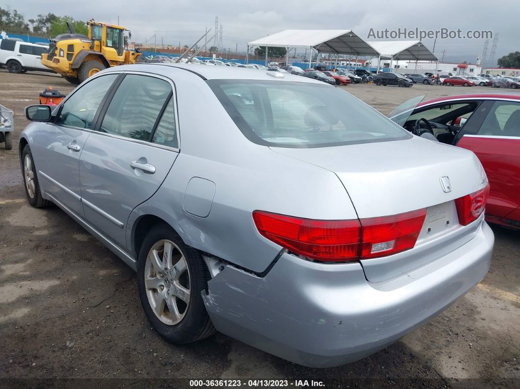 2005 Honda Accord Sdn Ex-l V6 Silver vin: 1HGCM66555A040276