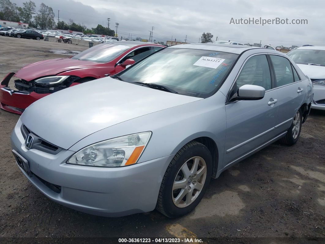 2005 Honda Accord Sdn Ex-l V6 Silver vin: 1HGCM66555A040276