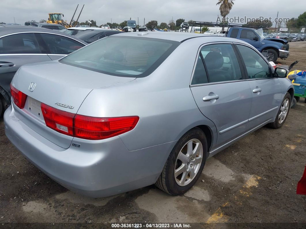 2005 Honda Accord Sdn Ex-l V6 Silver vin: 1HGCM66555A040276