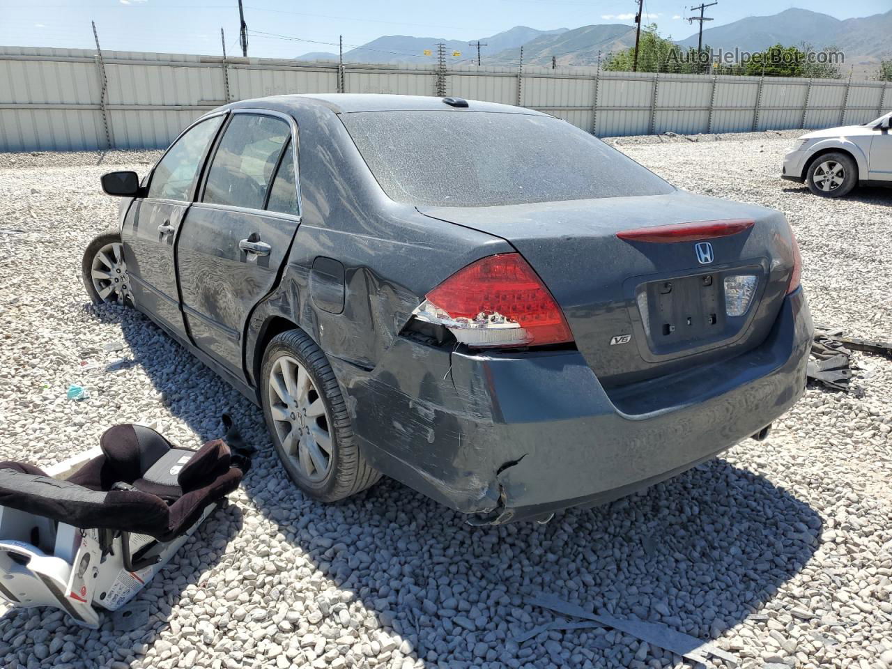 2007 Honda Accord Ex Charcoal vin: 1HGCM66557A017647