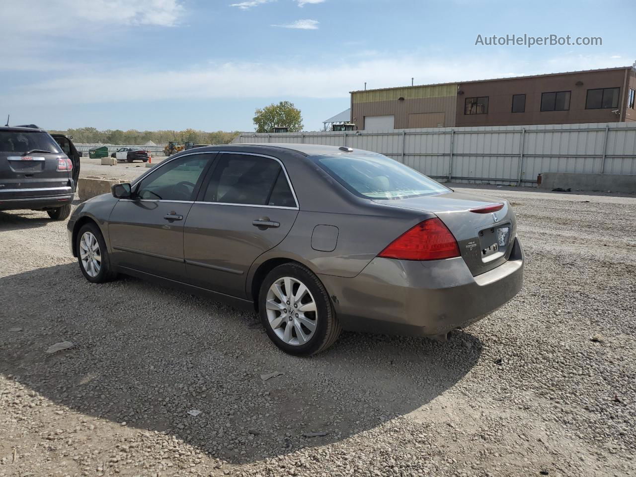 2007 Honda Accord Ex Серый vin: 1HGCM66557A046310