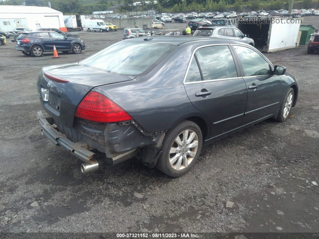 2007 Honda Accord Sdn Ex-l Blue vin: 1HGCM66557A086936