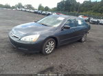 2007 Honda Accord Sdn Ex-l Blue vin: 1HGCM66557A086936