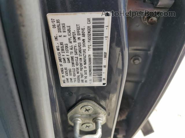 2007 Honda Accord Ex Серый vin: 1HGCM66557A088878