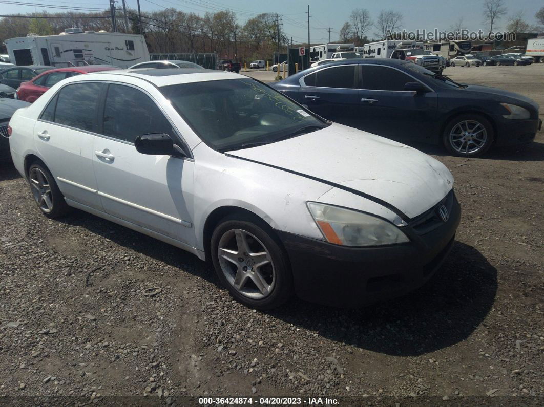 2003 Honda Accord 3.0 Ex Белый vin: 1HGCM66563A095803