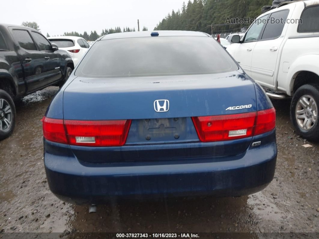 2005 Honda Accord 3.0 Ex Blue vin: 1HGCM66565A042540
