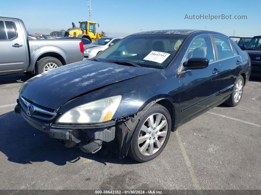 2007 Honda Accord 3.0 Ex Black vin: 1HGCM66567A071104