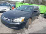 2007 Honda Accord 3.0 Ex Black vin: 1HGCM66577A043859