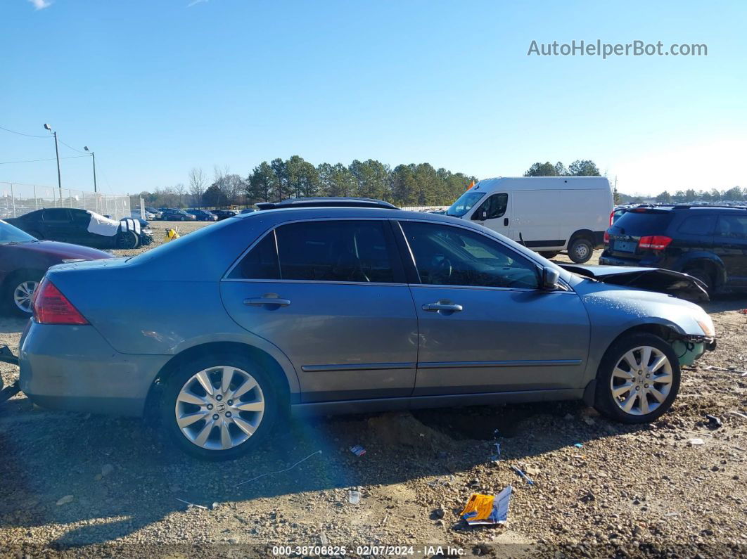 2007 Honda Accord 3.0 Ex Light Blue vin: 1HGCM66577A054120