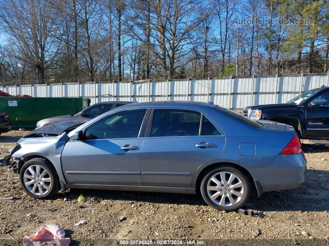 2007 Honda Accord 3.0 Ex Light Blue vin: 1HGCM66577A054120