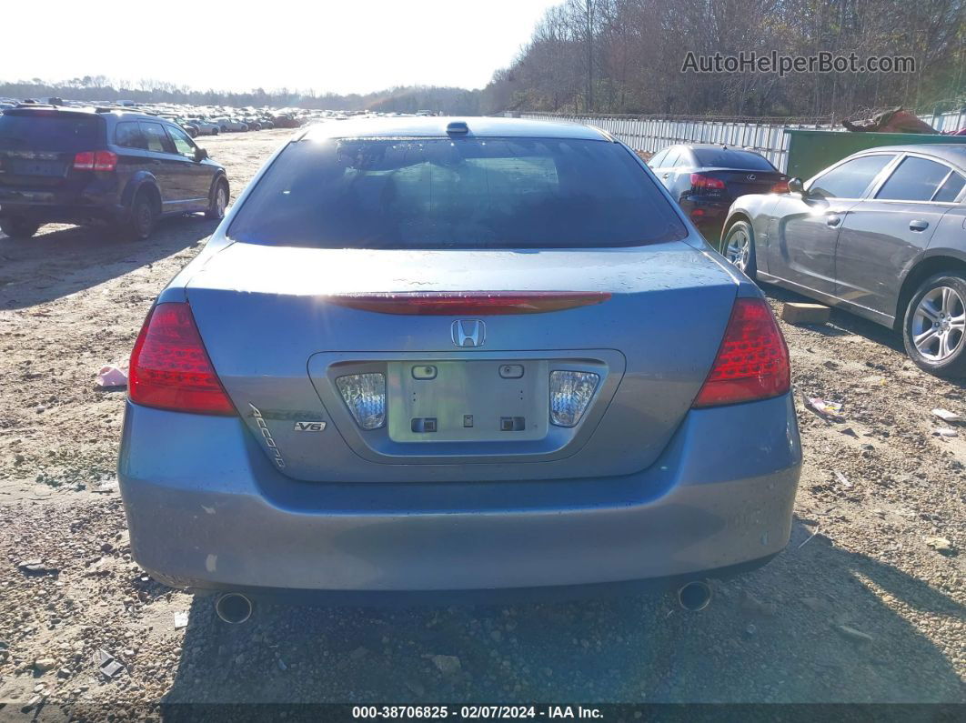 2007 Honda Accord 3.0 Ex Light Blue vin: 1HGCM66577A054120