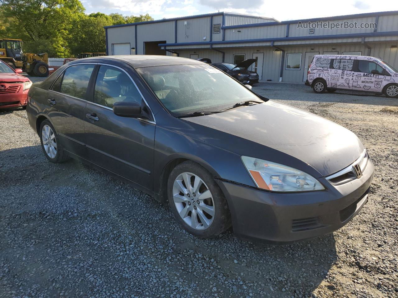 2007 Honda Accord Ex Blue vin: 1HGCM66577A089532