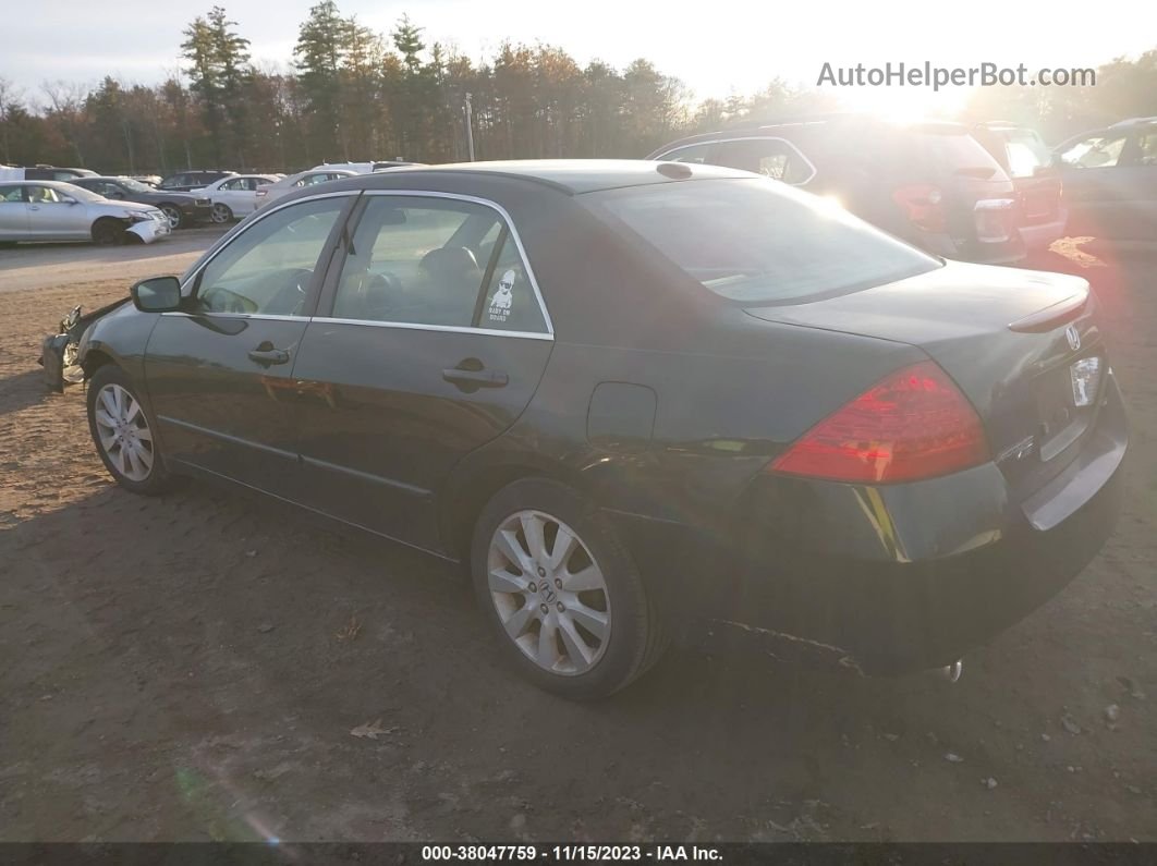 2007 Honda Accord Sdn Ex-l Black vin: 1HGCM66577A102120