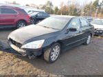 2007 Honda Accord Sdn Ex-l Black vin: 1HGCM66577A102120